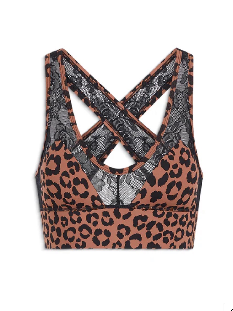 Fleur Du Mal Le Stretch Lace Sports Bra S — image 2 of 6